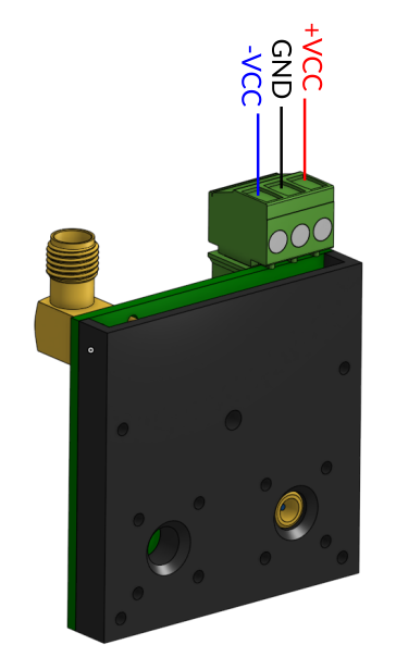 PDX10S-SI Si free-space photodetector user interface PDX10S-SI Si free-space photodetector user interface