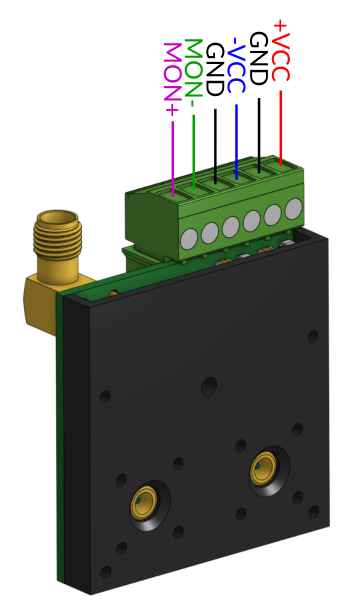 PDX10B-SI Si free-space balanced photodetector user interface PDX10B-SI Si free-space balanced photodetector user interface