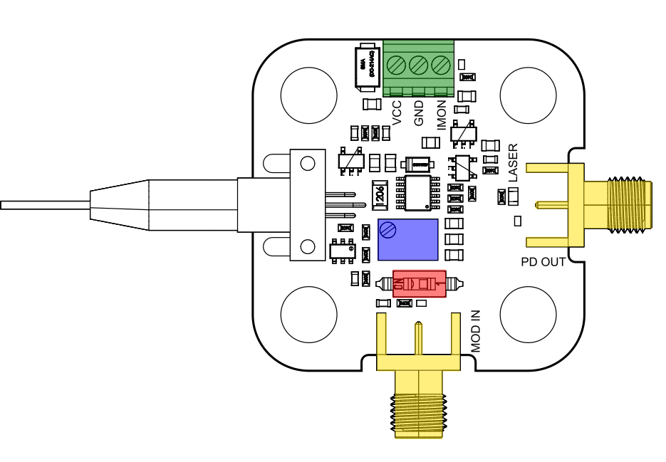 LD101 1550 nm low-noise DFB laser user interface LD101 1550 nm low-noise DFB laser user interface